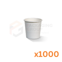 Single Wall 4oz Coffee Cups - WHITE