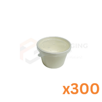 White Hot/Cold Bowl w PP Lids - 250ml (Retail Packaging)