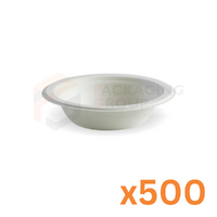 Quality First 7&quot; Sugarcane Dinner Bowl 190mm Diameter