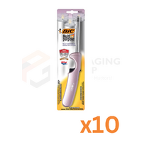 Bic Multi Purpose Rose Gold Edition Lighter 10PCS