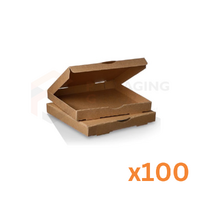 9inch Brown-plain Pizza Box