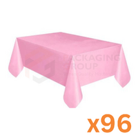Quality First Tablecover Sheets 1.37x2.7m - BABY PINK