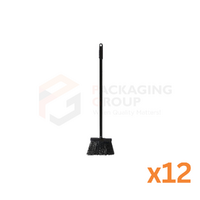 Small black outdoor broom