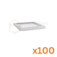 EP Catering Tray 2 Lid Medium White (36.5*25.5*8cm)