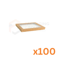 EP Catering Tray 1 Brown Lid XS (26*15.5*8cm)