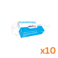Mediflex Clear Vinyl Gloves (XL)