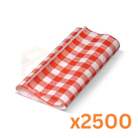Red Gingham Greaseproof Extra Small (26*15cm)