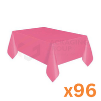 Quality First Tablecover Sheets 1.37x2.7m - HOT PINK