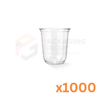 U SHAPE PET CUPS 10 OZ (300ML)