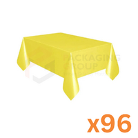 Quality First Tablecover Sheets 1.37x2.7m - YELLOW